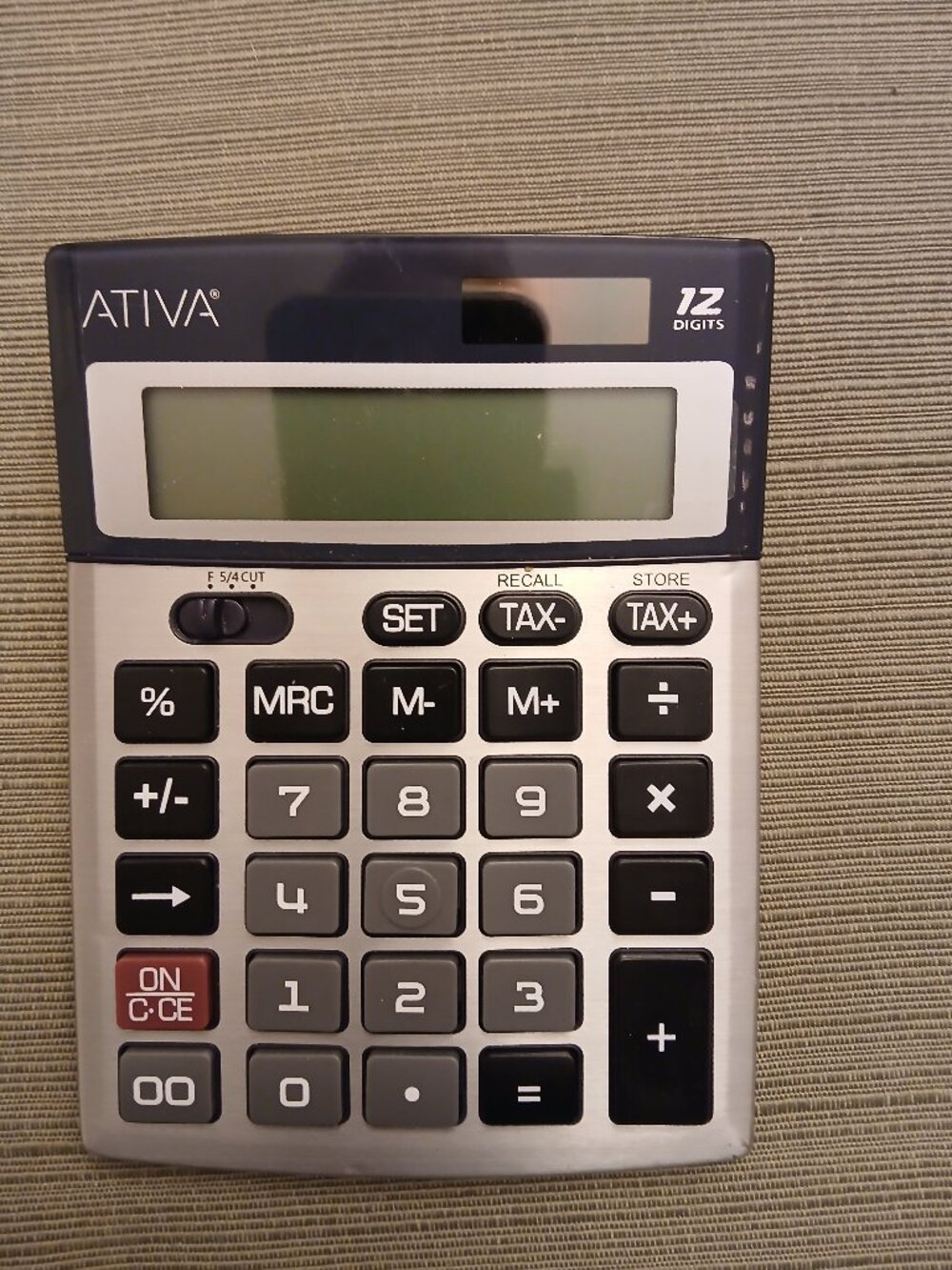 ATIVA Solar powered calculator